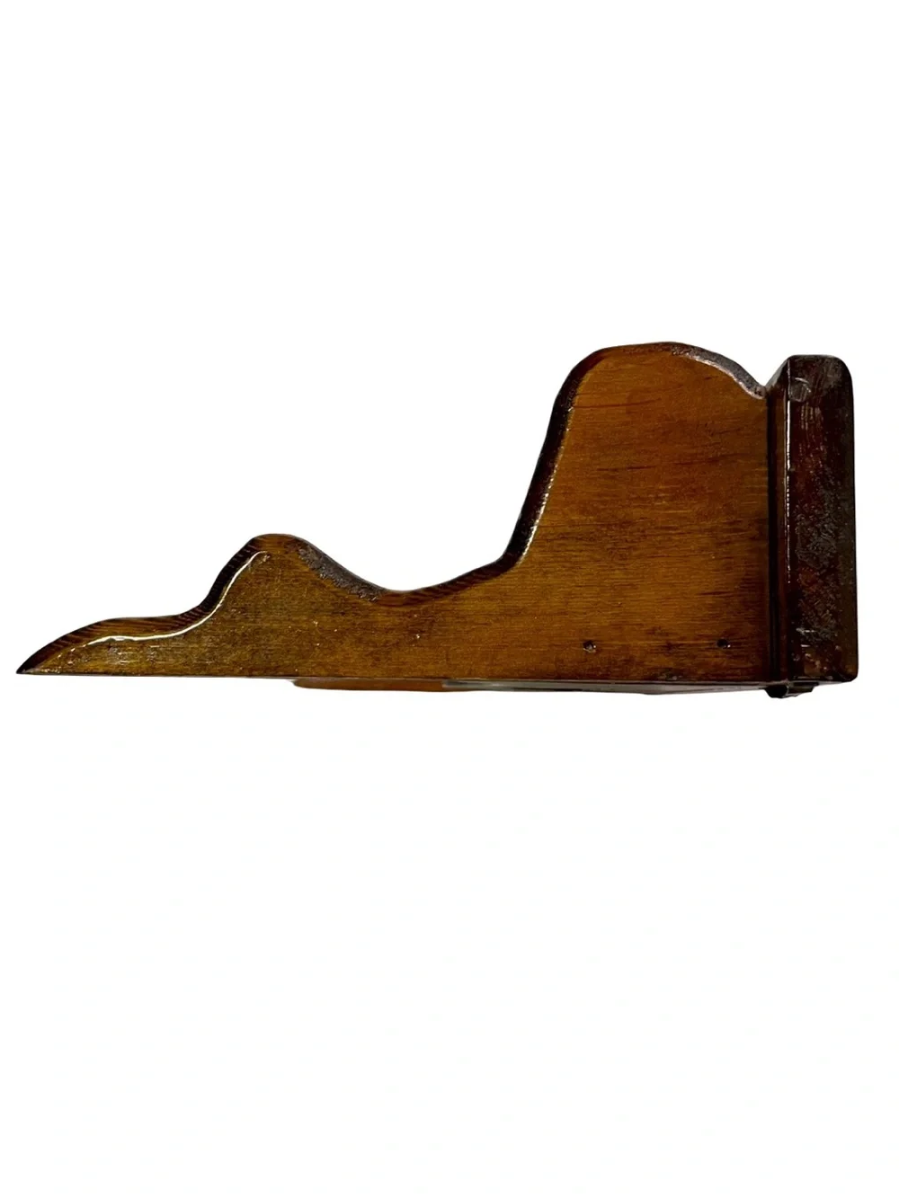 Vintage Solid Wood Duck Wall Shelf Country Farmhouse Rustic Decor Missing 1 Peg